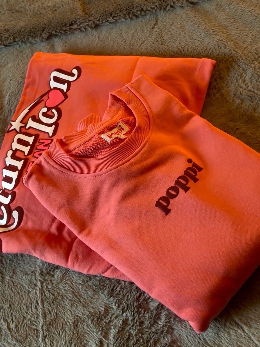 Poppi Coral Sweatshirt and Sweatpants set - Picture 3 of 5
